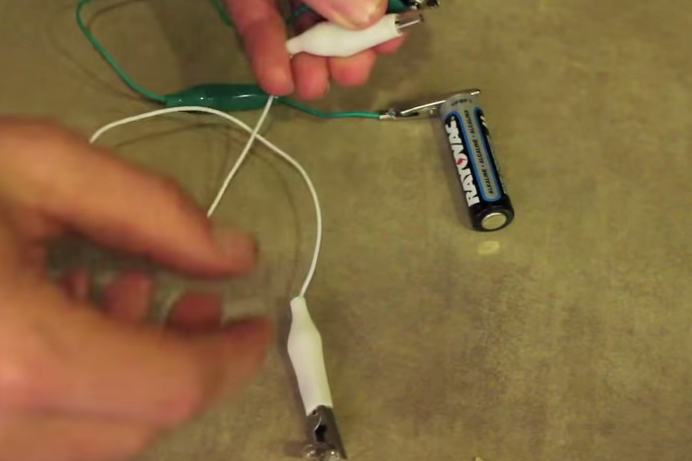 Light a Bulb with only a BATTERY